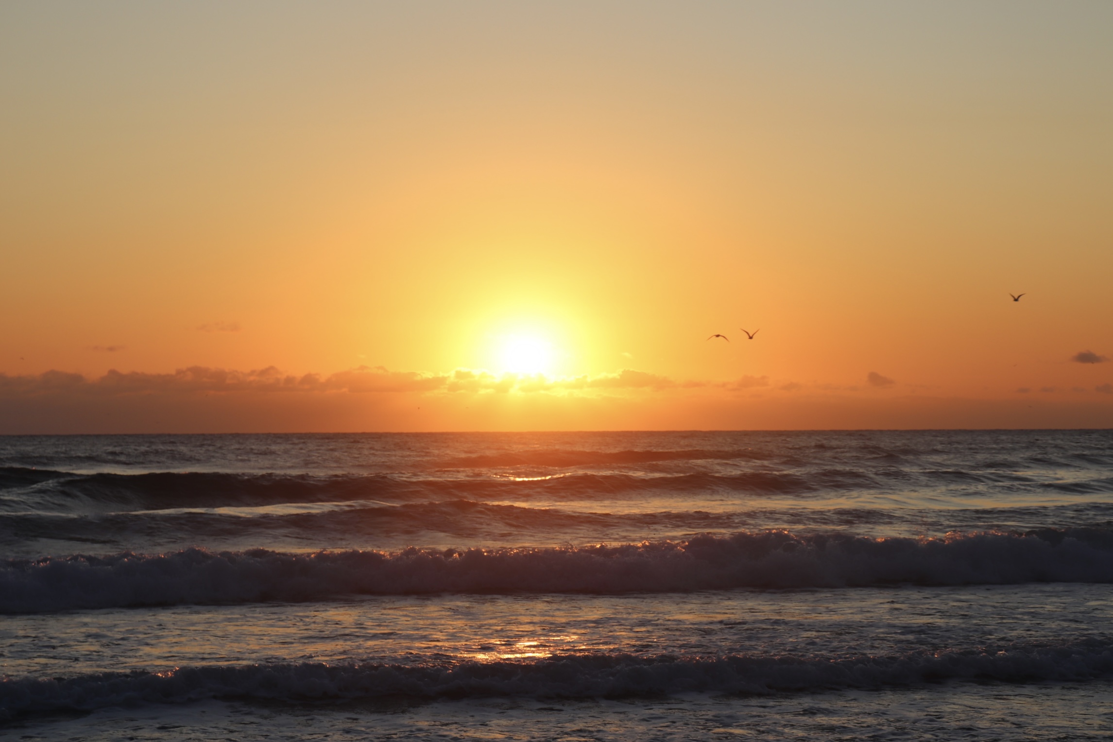 Levé de soleil sur la gold coast