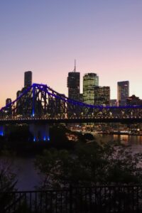 couché de soleil à Brisbane