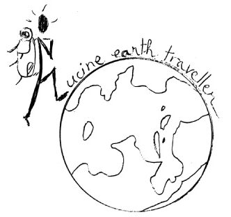 Logo, lucine earth traveller