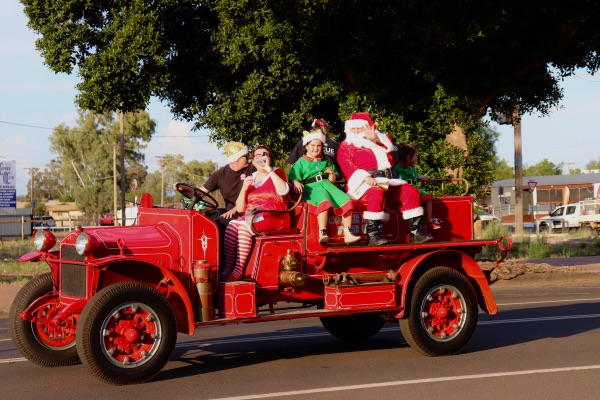 pere noel truck