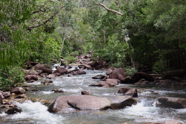 début de big crystal creek