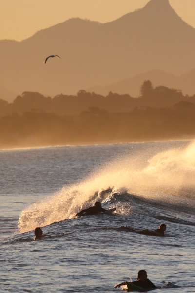 byron bay sunset