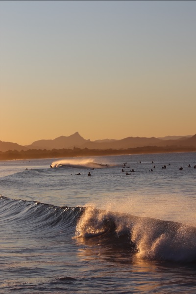 byron bay sunset