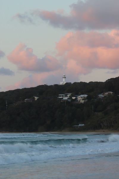 byron bay sunset