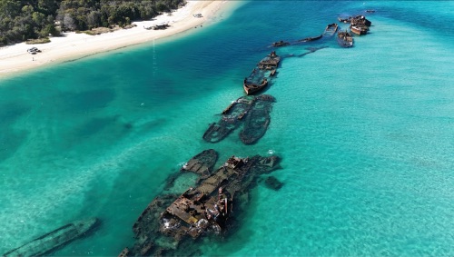 épaves Moreton island