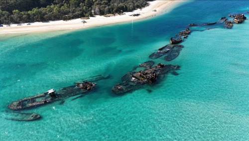 épaves Moreton island