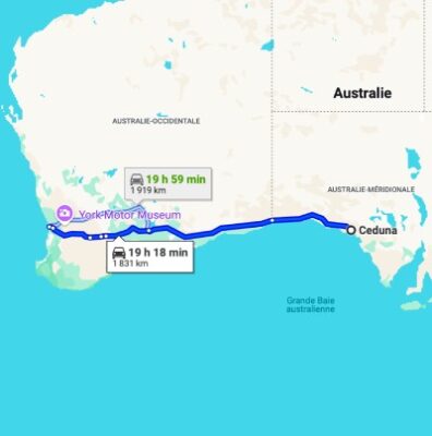 départ eyre highway