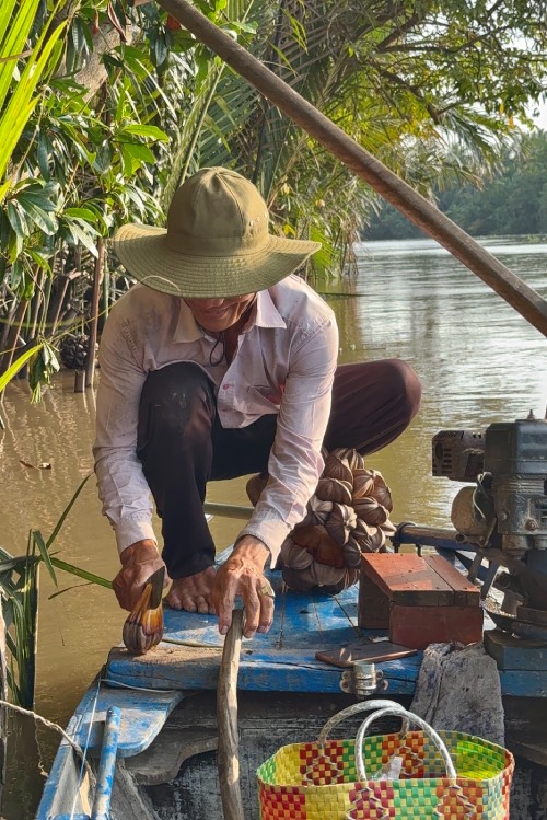 ben tre en bateau