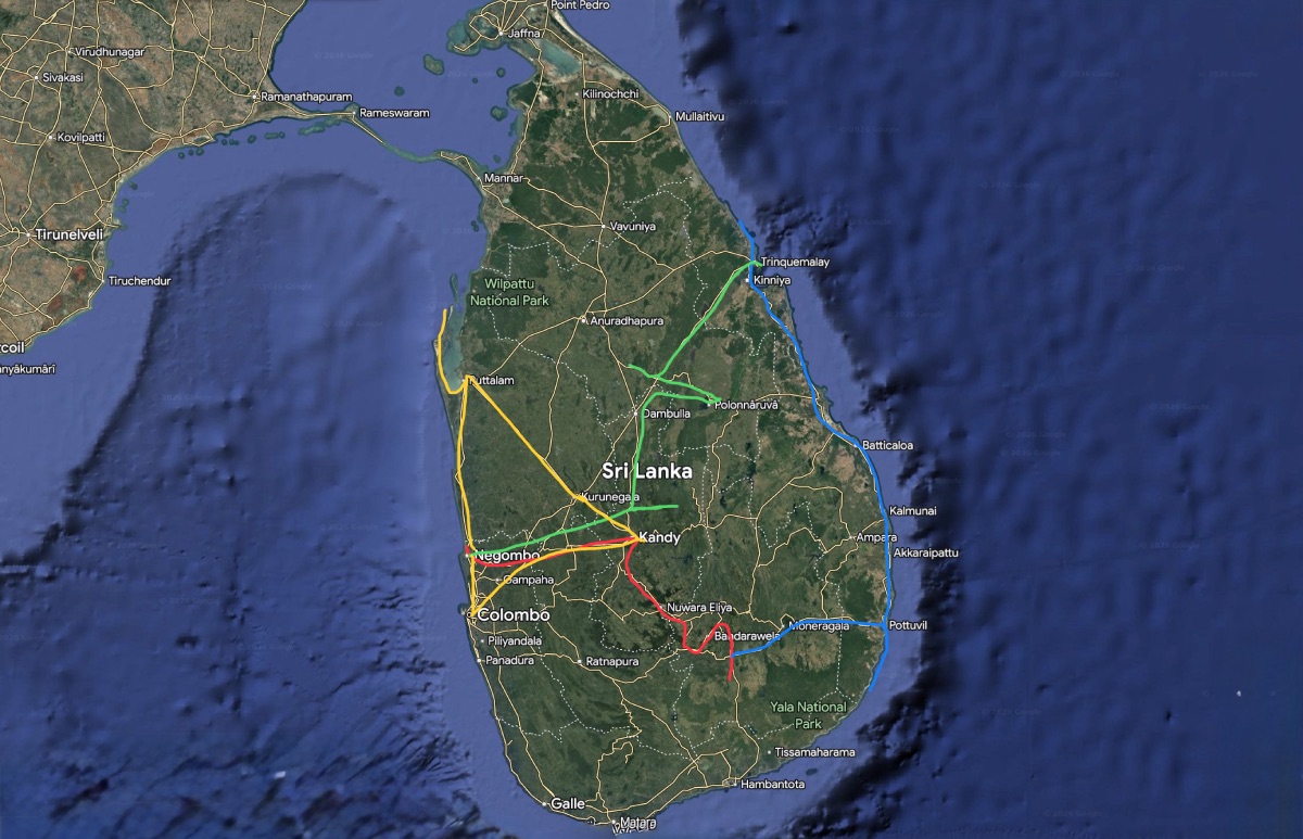 map Sri Lanka